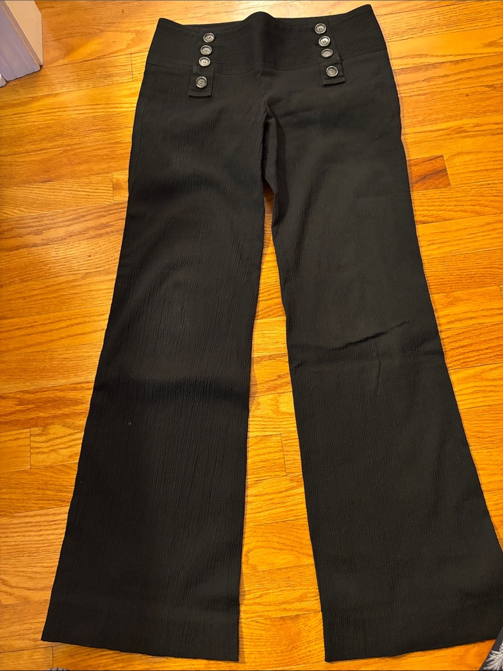 Georgie Brand Black Women's Flare Cut Sailor Pants